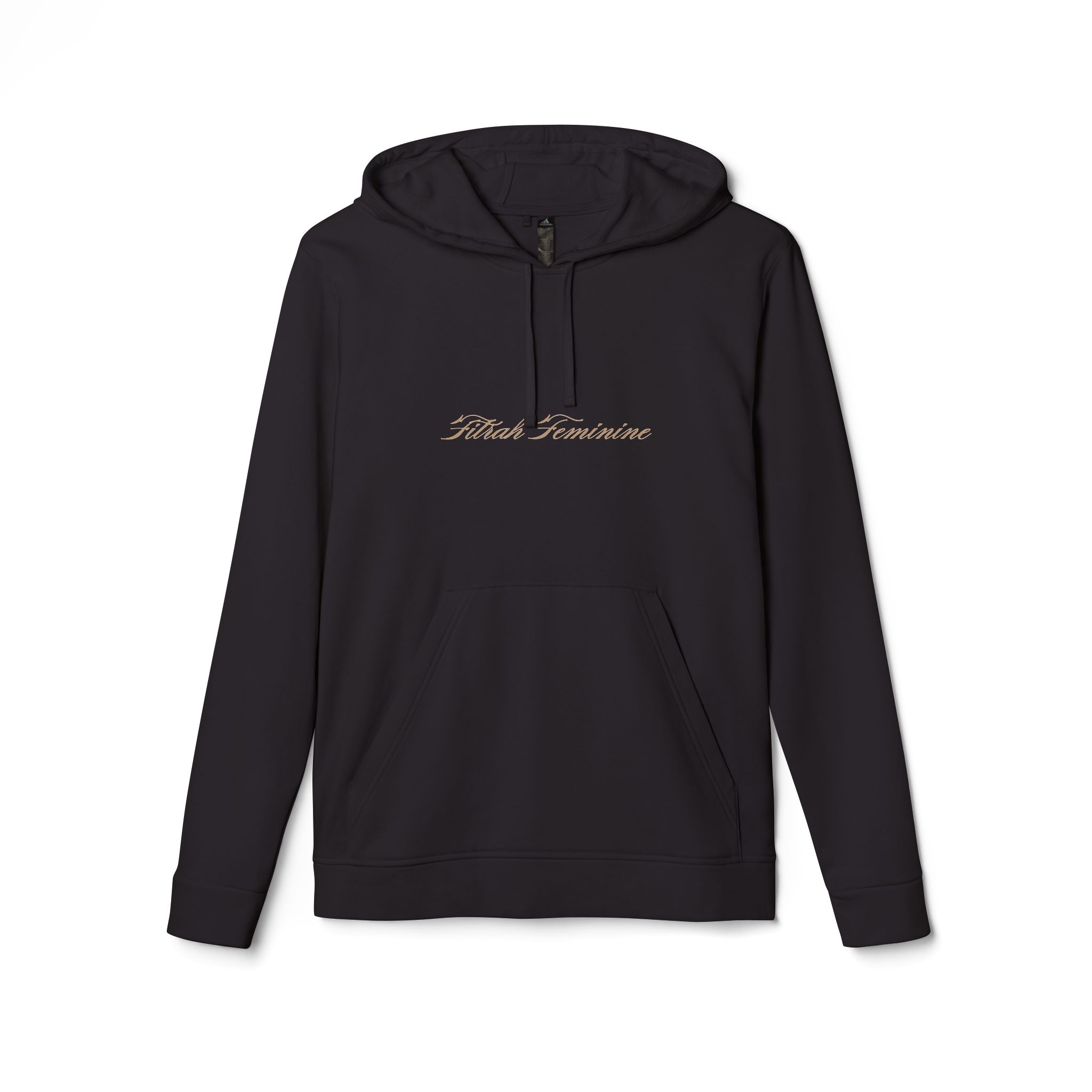 Adidas Unisex Fleece Hoodie with Inspirational 'Fitrah Feminine' Design