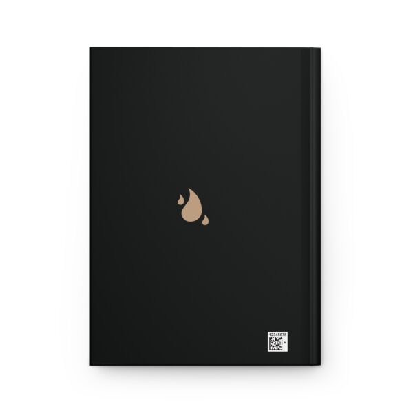 Fitrah Feminine Hardcover Journal - Elegant Matte Black Design - Image 2