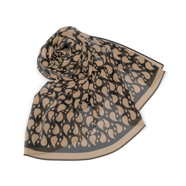 Fitrah Feminine Elegant Patterned Poly Scarf - Image 2