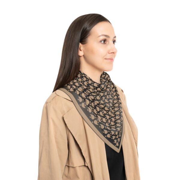 Fitrah Feminine Elegant Patterned Poly Scarf - Image 3