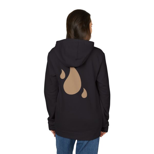 Adidas Unisex Fleece Hoodie with Inspirational 'Fitrah Feminine' Design - Image 4
