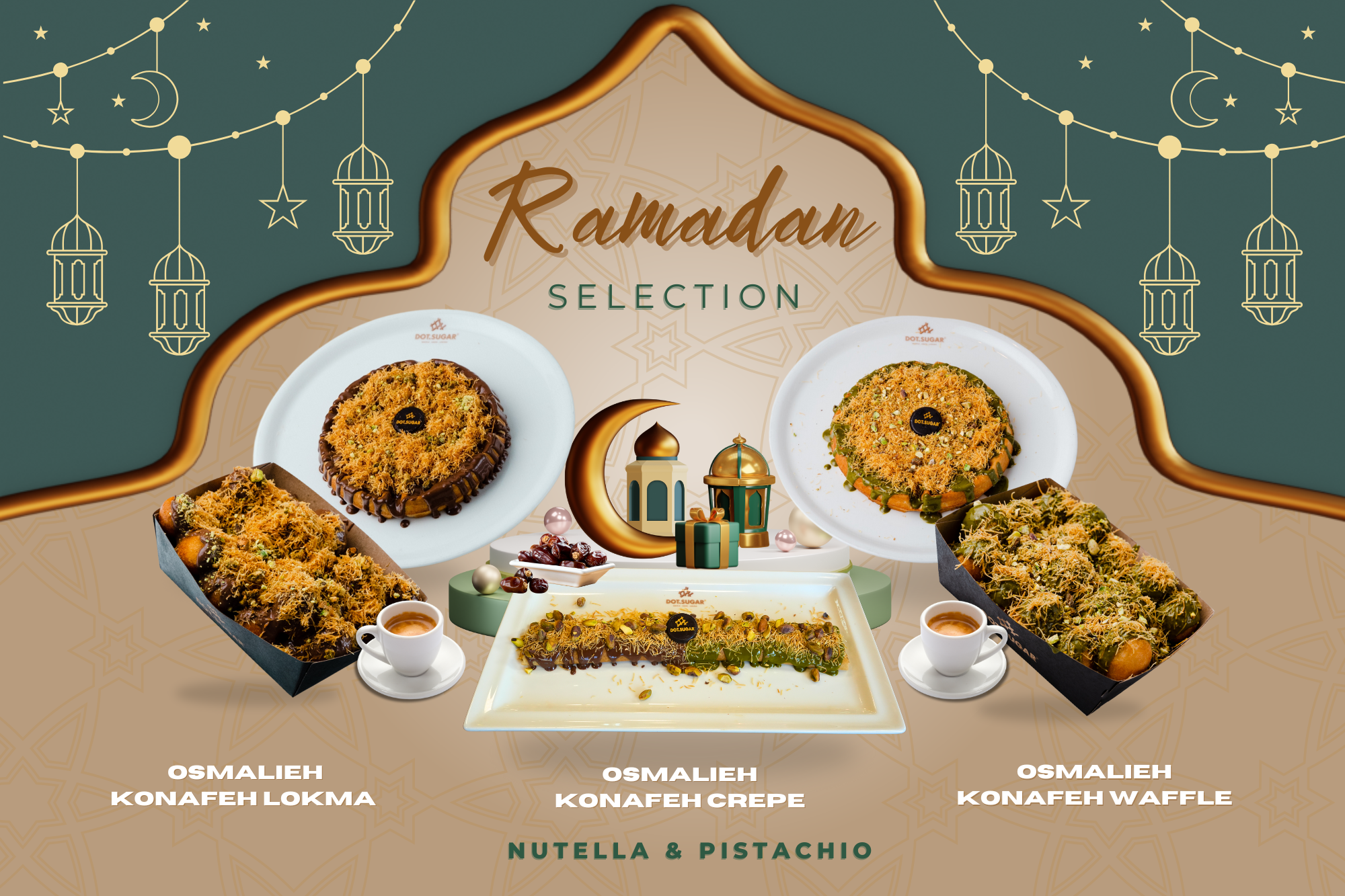 Ramadan Osmalieh Konafeh Table Top