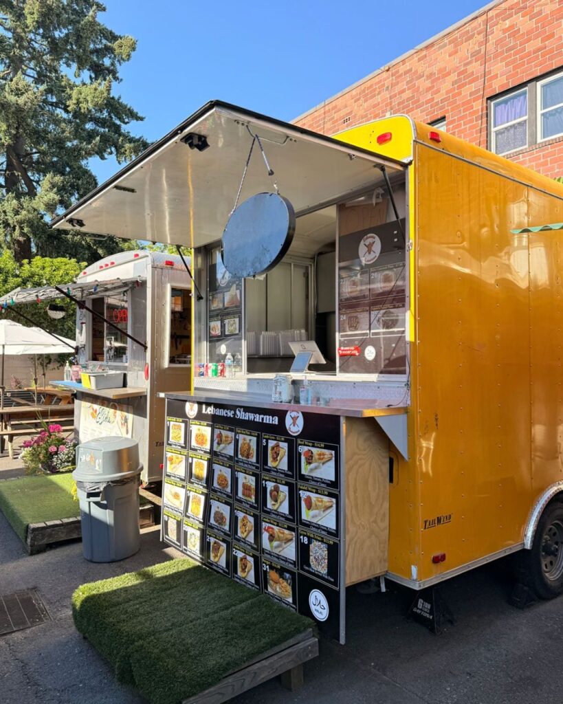 Shawarma Center Food Truck Before